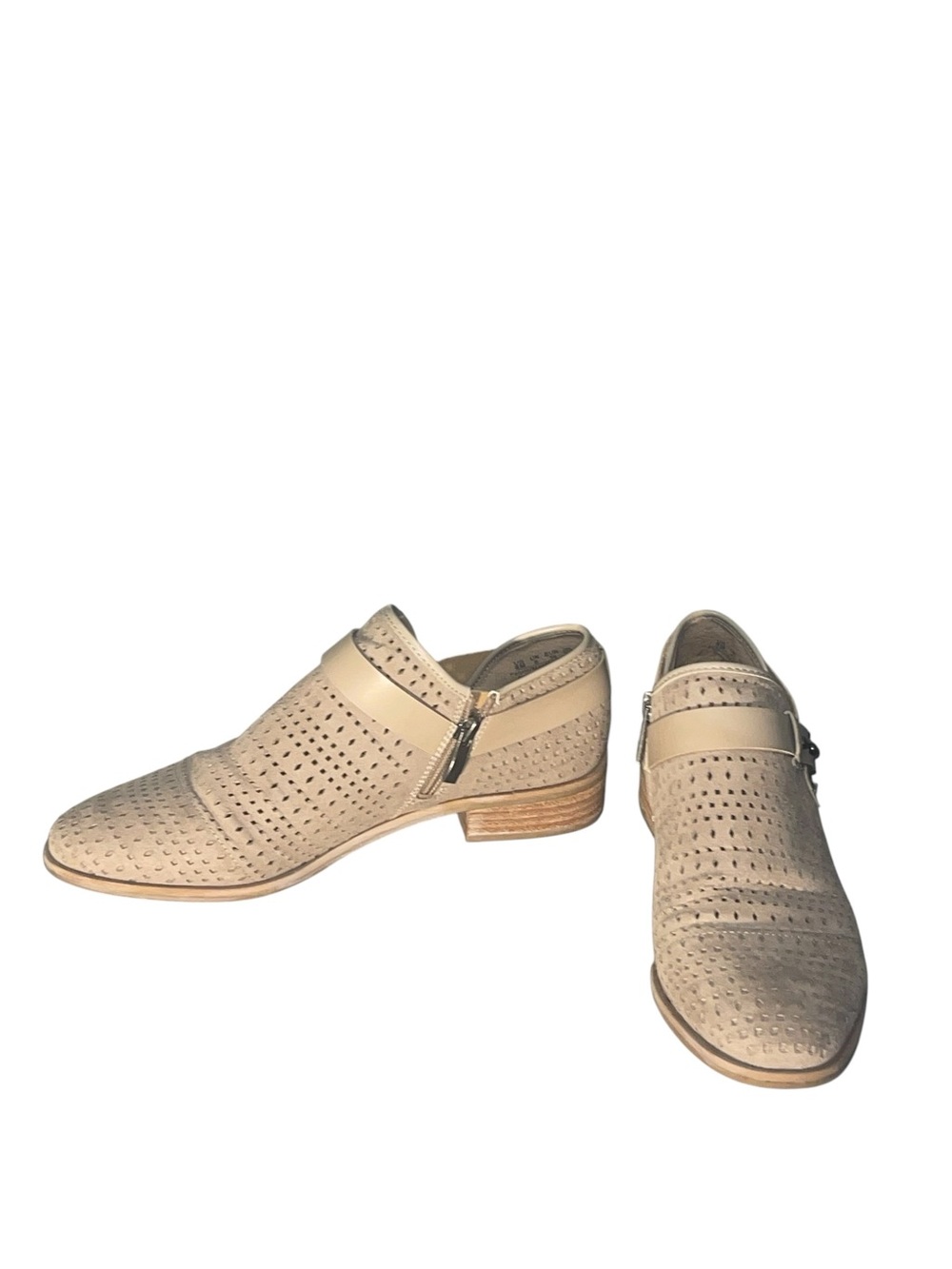 Franco Sarto Rogue beige ankle boots. Size 8M GUC - Picture 5 of 10